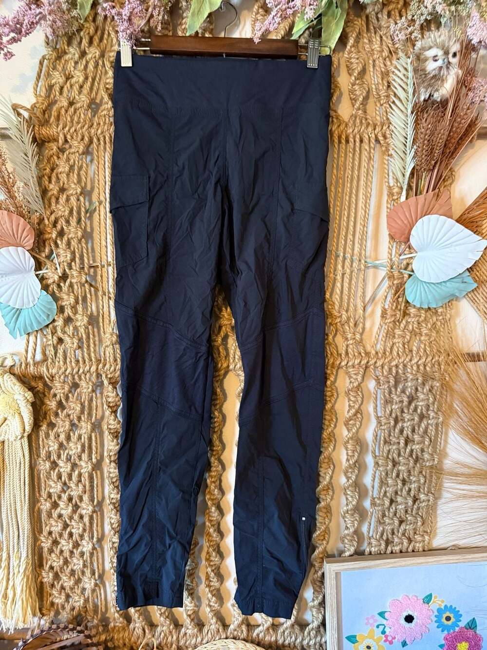Anatomie Black Cargo Slim Fit Travel Pants